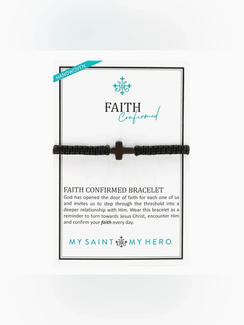My Saint My Hero Faith Confirmed Bracelet For Men & Women NWT